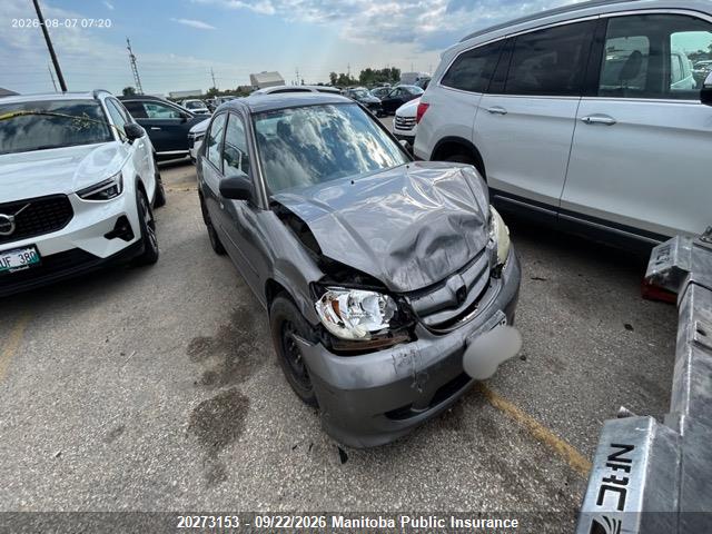 20273153 :رقم المزاد ، 2HGES16304H937568 vin ، 2004 Honda Civic Se مزاد بيع