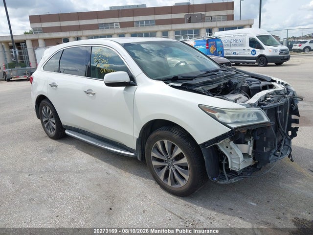 20273169 :رقم المزاد ، 5FRYD4H66EB505202 vin ، 2014 Acura Mdx Tech مزاد بيع