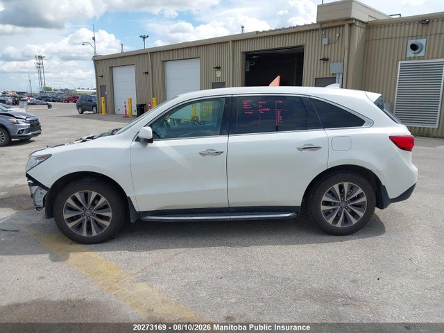2014 Acura Mdx Tech მანქანა იყიდება აუქციონზე, vin: 5FRYD4H66EB505202, აუქციონის ნომერი: 20273169