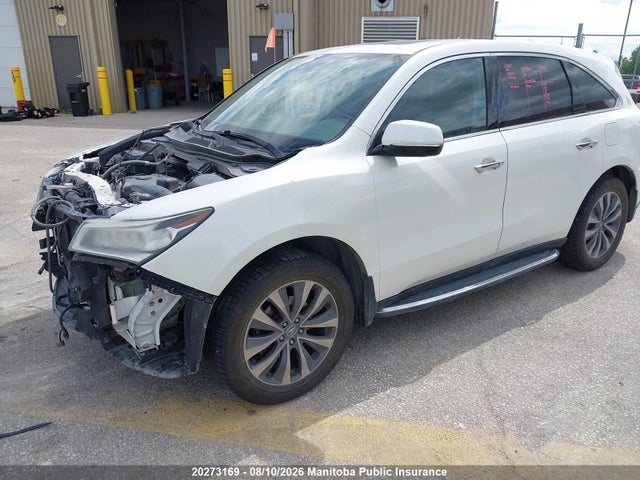 2014 Acura Mdx Tech მანქანა იყიდება აუქციონზე, vin: 5FRYD4H66EB505202, აუქციონის ნომერი: 20273169