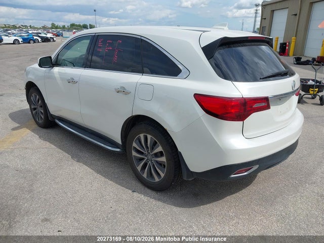 2014 Acura Mdx Tech მანქანა იყიდება აუქციონზე, vin: 5FRYD4H66EB505202, აუქციონის ნომერი: 20273169