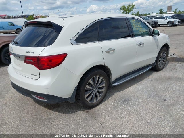 2014 Acura Mdx Tech მანქანა იყიდება აუქციონზე, vin: 5FRYD4H66EB505202, აუქციონის ნომერი: 20273169