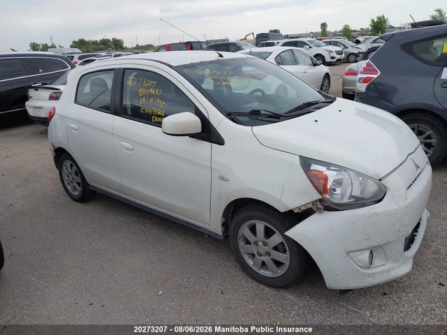Auction sale of the 2014 Mitsubishi Mirage Se, vin: ML32A4HJ9EH004683, lot number: 20273207