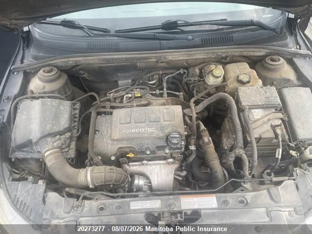 20273277 :رقم المزاد ، 1G1PF5S90B7270080 vin ، 2011 Chevrolet Cruze Lt Turbo مزاد بيع