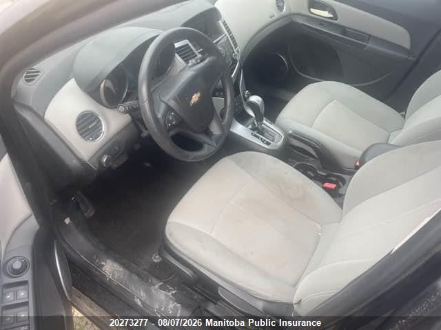 20273277 :رقم المزاد ، 1G1PF5S90B7270080 vin ، 2011 Chevrolet Cruze Lt Turbo مزاد بيع