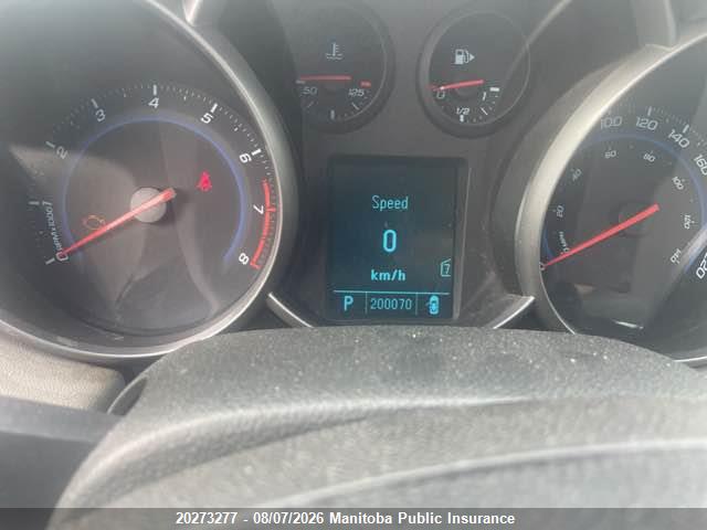 20273277 :رقم المزاد ، 1G1PF5S90B7270080 vin ، 2011 Chevrolet Cruze Lt Turbo مزاد بيع