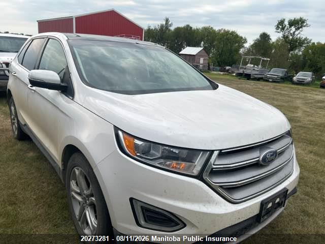 2017 Ford Edge Titanium მანქანა იყიდება აუქციონზე, vin: 2FMPK4K84HBB92306, აუქციონის ნომერი: 20273281