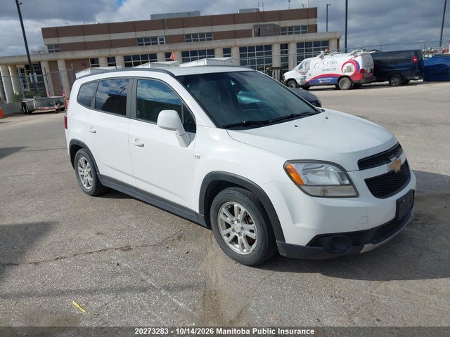 20273283 :رقم المزاد ، KL77P2EM4CK582840 vin ، 2012 Chevrolet Orlando Lt مزاد بيع