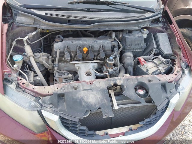 Продажа на аукционе авто 2013 Honda Civic Ex, vin: 2HGFB2F58DH010460, номер лота: 20273298