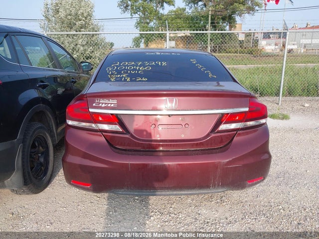 Продажа на аукционе авто 2013 Honda Civic Ex, vin: 2HGFB2F58DH010460, номер лота: 20273298