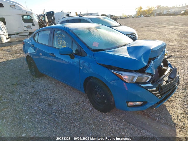 Aukcja sprzedaży 2025 Nissan Versa 1.6 S, vin: 3N1CN8DV5SL809599, numer aukcji: 20273327