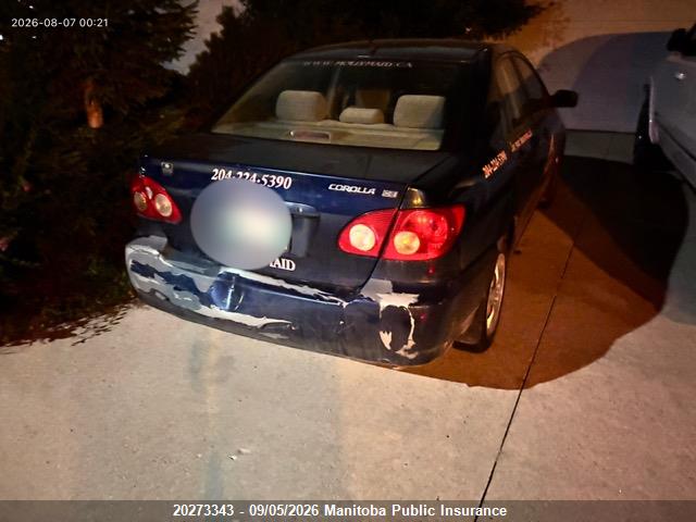 20273343 :رقم المزاد ، 2T1BR32E97C764227 vin ، 2007 Toyota Corolla Ce مزاد بيع