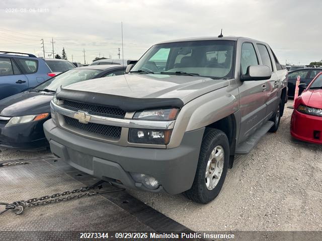 20273344 :رقم المزاد ، 3GNEK13T92G332083 vin ، 2002 Chevrolet Avalanche 1500 مزاد بيع