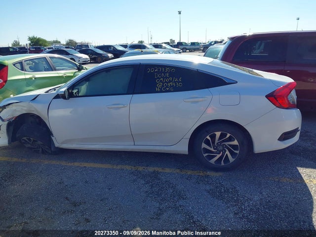 2016 Honda Civic Lx მანქანა იყიდება აუქციონზე, vin: 2HGFC2F56GH039330, აუქციონის ნომერი: 20273350