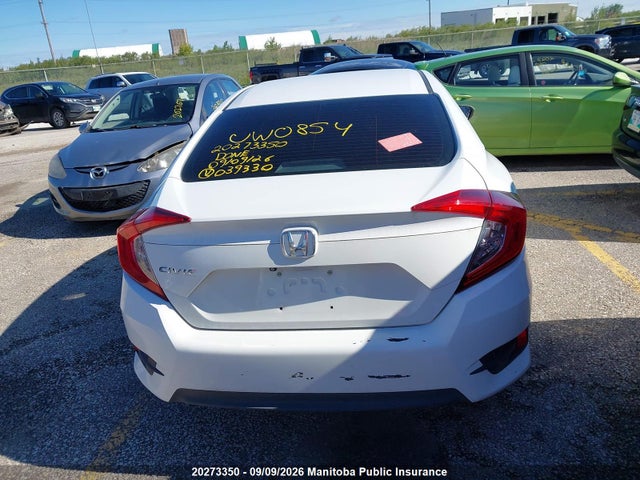 2016 Honda Civic Lx მანქანა იყიდება აუქციონზე, vin: 2HGFC2F56GH039330, აუქციონის ნომერი: 20273350