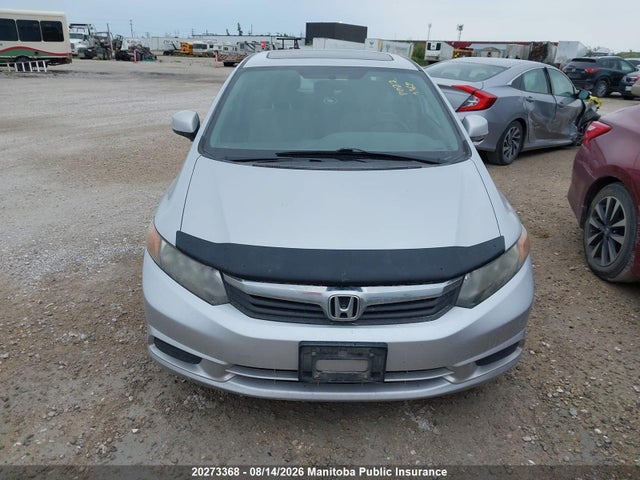 20273368 :رقم المزاد ، 2HGFB2F57CH017432 vin ، 2012 Honda Civic Ex مزاد بيع