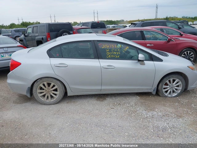 20273368 :رقم المزاد ، 2HGFB2F57CH017432 vin ، 2012 Honda Civic Ex مزاد بيع