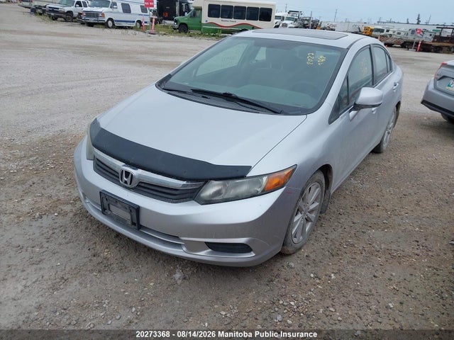 20273368 :رقم المزاد ، 2HGFB2F57CH017432 vin ، 2012 Honda Civic Ex مزاد بيع