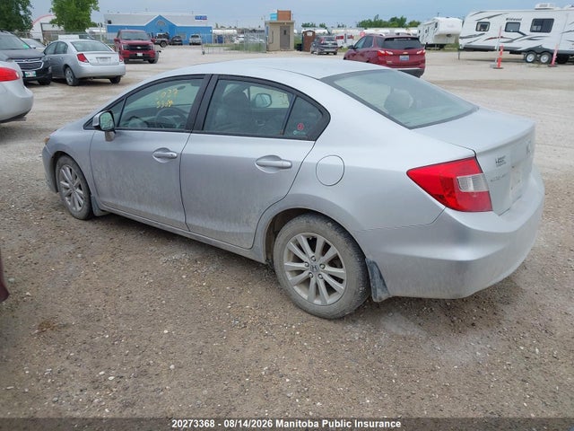 20273368 :رقم المزاد ، 2HGFB2F57CH017432 vin ، 2012 Honda Civic Ex مزاد بيع