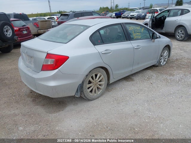 20273368 :رقم المزاد ، 2HGFB2F57CH017432 vin ، 2012 Honda Civic Ex مزاد بيع