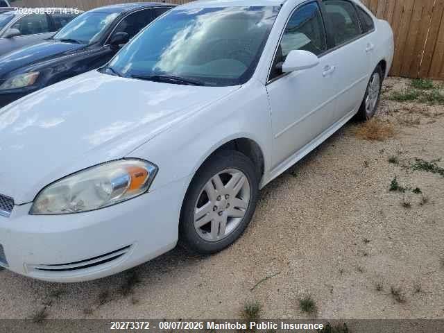 20273372 :رقم المزاد ، 2G1WB5E39C1155779 vin ، 2012 Chevrolet Impala Lt V6 مزاد بيع