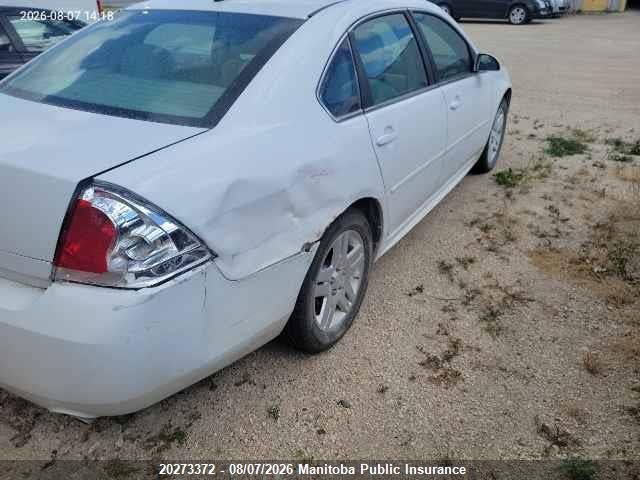 20273372 :رقم المزاد ، 2G1WB5E39C1155779 vin ، 2012 Chevrolet Impala Lt V6 مزاد بيع