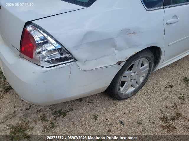 20273372 :رقم المزاد ، 2G1WB5E39C1155779 vin ، 2012 Chevrolet Impala Lt V6 مزاد بيع
