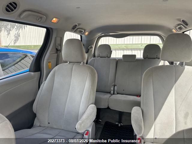 2014 Toyota Sienna Ce V6 მანქანა იყიდება აუქციონზე, vin: 5TDZK3DC5ES486171, აუქციონის ნომერი: 20273373