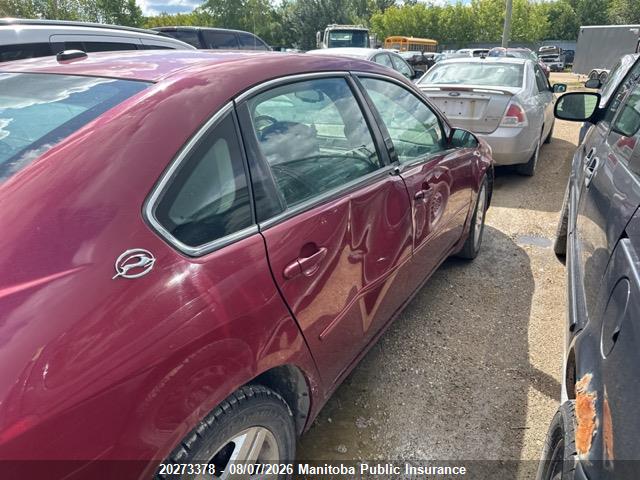 20273378 :رقم المزاد ، 2G1WU581869251168 vin ، 2006 Chevrolet Impala Ltz V6 مزاد بيع