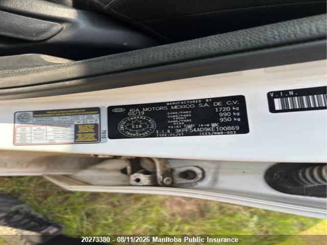 KIA FORTE EX 2019 3KPF54AD9KE100869 Image 9