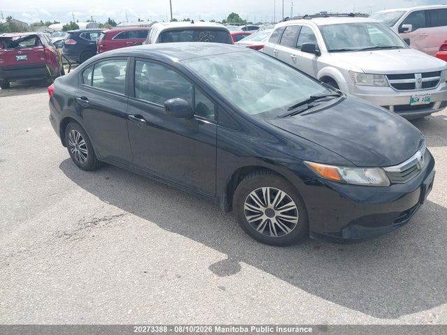 20273388 :رقم المزاد ، 2HGFB2F48CH059745 vin ، 2012 Honda Civic Lx مزاد بيع