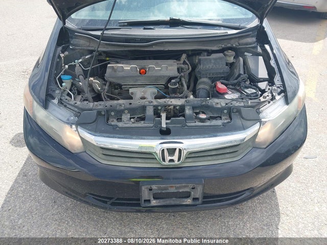2012 Honda Civic Lx მანქანა იყიდება აუქციონზე, vin: 2HGFB2F48CH059745, აუქციონის ნომერი: 20273388