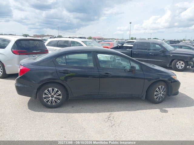 2012 Honda Civic Lx მანქანა იყიდება აუქციონზე, vin: 2HGFB2F48CH059745, აუქციონის ნომერი: 20273388