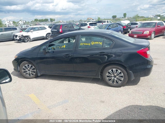 2012 Honda Civic Lx მანქანა იყიდება აუქციონზე, vin: 2HGFB2F48CH059745, აუქციონის ნომერი: 20273388