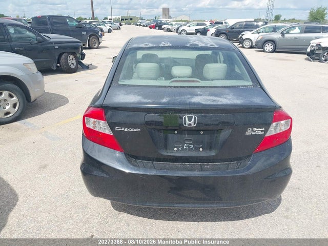2012 Honda Civic Lx მანქანა იყიდება აუქციონზე, vin: 2HGFB2F48CH059745, აუქციონის ნომერი: 20273388