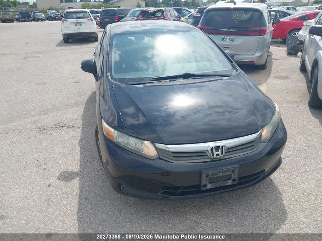 2012 Honda Civic Lx მანქანა იყიდება აუქციონზე, vin: 2HGFB2F48CH059745, აუქციონის ნომერი: 20273388