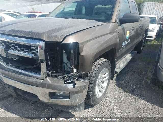 20273438 :رقم المزاد ، 1GCVKREC2EZ379982 vin ، 2014 Chevrolet Silverado 1500 Lt Double Cab مزاد بيع
