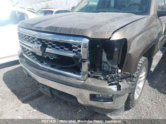 20273438 :رقم المزاد ، 1GCVKREC2EZ379982 vin ، 2014 Chevrolet Silverado 1500 Lt Double Cab مزاد بيع