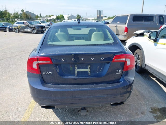 20273458 :رقم المزاد ، YV1902FH5E2286918 vin ، 2014 Volvo S60 T6 مزاد بيع