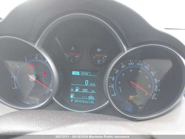 1G1PE5SB8E7326096 Chevrolet Cruze Lt Turbo