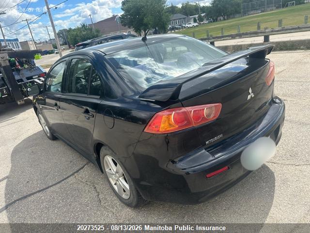 20273525 :رقم المزاد ، JA3AU26U79U601103 vin ، 2009 Mitsubishi Lancer Se مزاد بيع