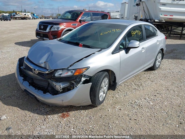 Продажа на аукционе авто 2012 Honda Civic Lx, vin: 2HGFB2F45CH120405, номер лота: 20273530
