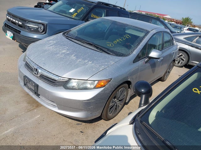 20273537 :رقم المزاد ، 2HGFB2F4XCH044289 vin ، 2012 Honda Civic Lx مزاد بيع