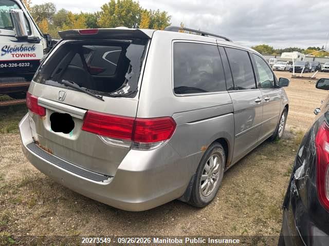Продажа на аукционе авто 2008 Honda Odyssey Ex-l Ex-l, vin: 5FNRL38758B509564, номер лота: 20273549