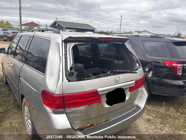 Продажа на аукционе авто 2008 Honda Odyssey Ex-l Ex-l, vin: 5FNRL38758B509564, номер лота: 20273549