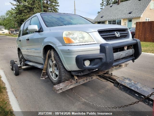 Auction sale of the 2004 Honda Pilot Lx, vin: 2HKYF18574H524438, lot number: 20273590