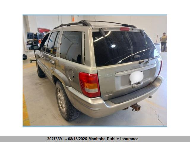 Aukcja sprzedaży 2001 Jeep Grand Cherokee Limited, vin: 1J4GW58N81C602309, numer aukcji: 20273591