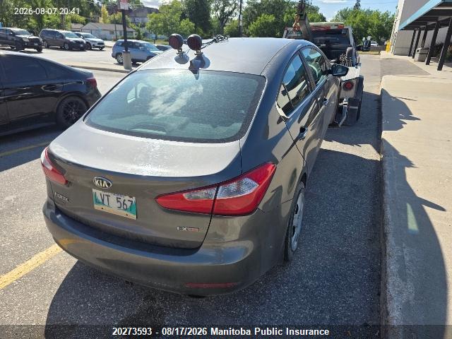 KIA FORTE EX 2014 KNAFX4A86E5118840 Image 2