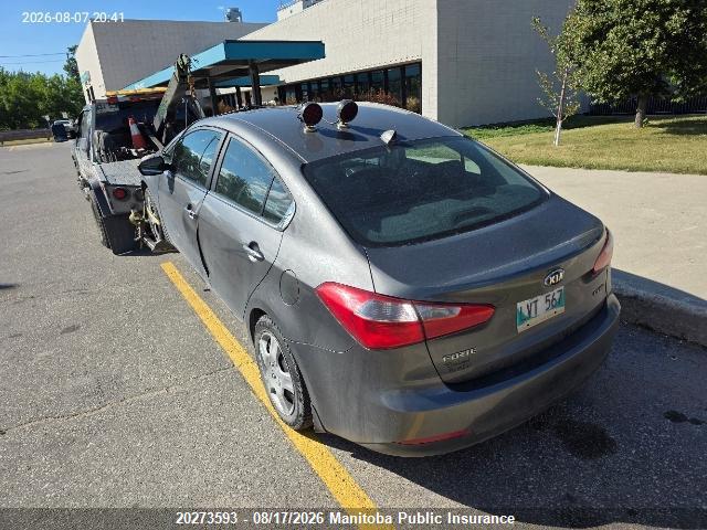 KIA FORTE EX 2014 KNAFX4A86E5118840 Image 3