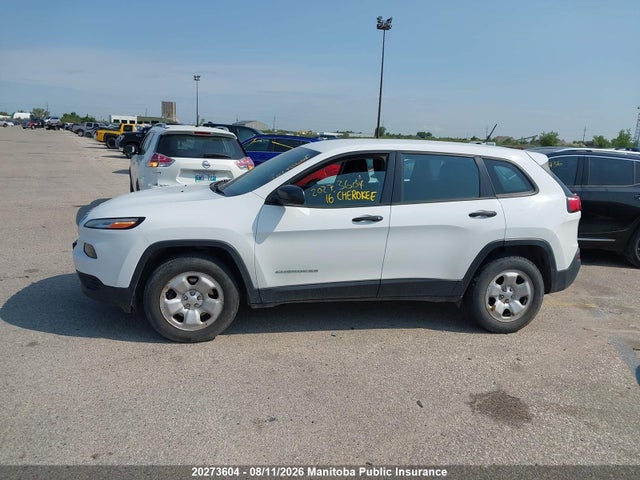 Продаж на аукціоні авто 2016 Jeep Cherokee Sport, vin: 1C4PJMAB4GW192064, номер лоту: 20273604